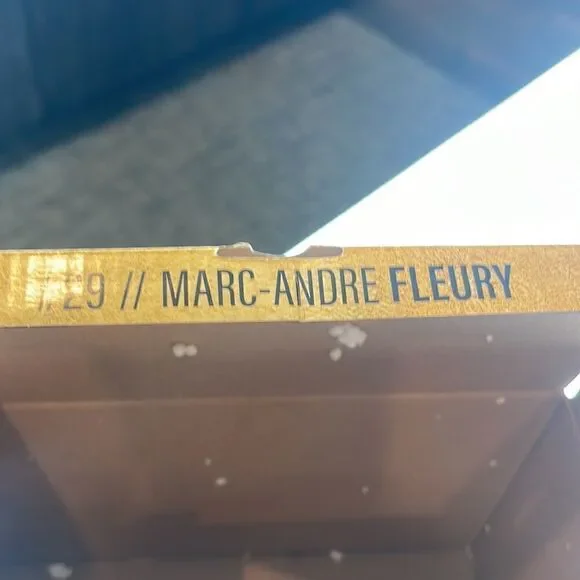 Marc-Andre Fleury NHL city national bank statue figurine new with box. Collected